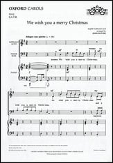 We Wish You a Merry Christmas SATB choral sheet music cover